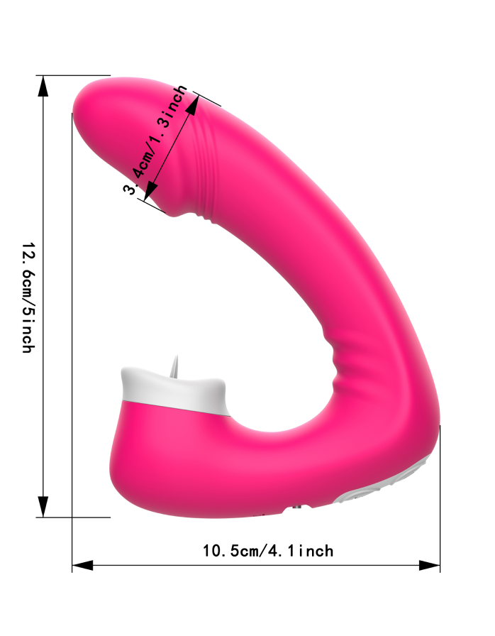 Вибратор Leto LICKING MASSAGER