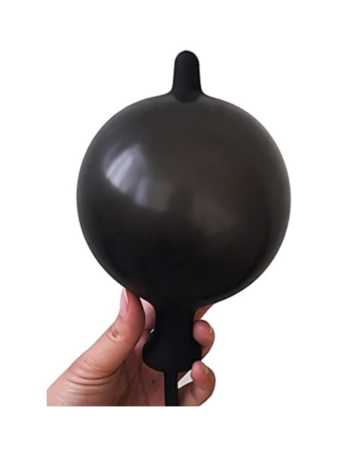 Анальная пробка с надувом Leto BLACK