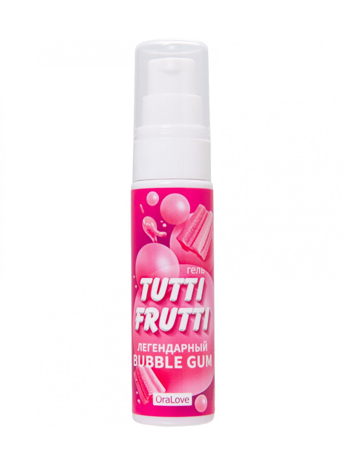 Оральный лубрикант Bioritm TUTTI-FRUTTI, бабл гам