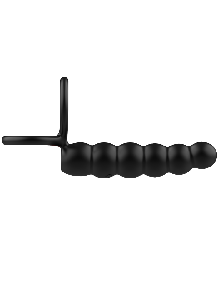 Двойная насадка Leto RIBBED COCK RING