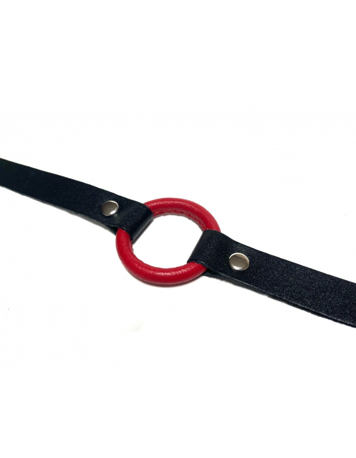 Кляп с кольцом Bdsm-Арсенал BLACK-RED