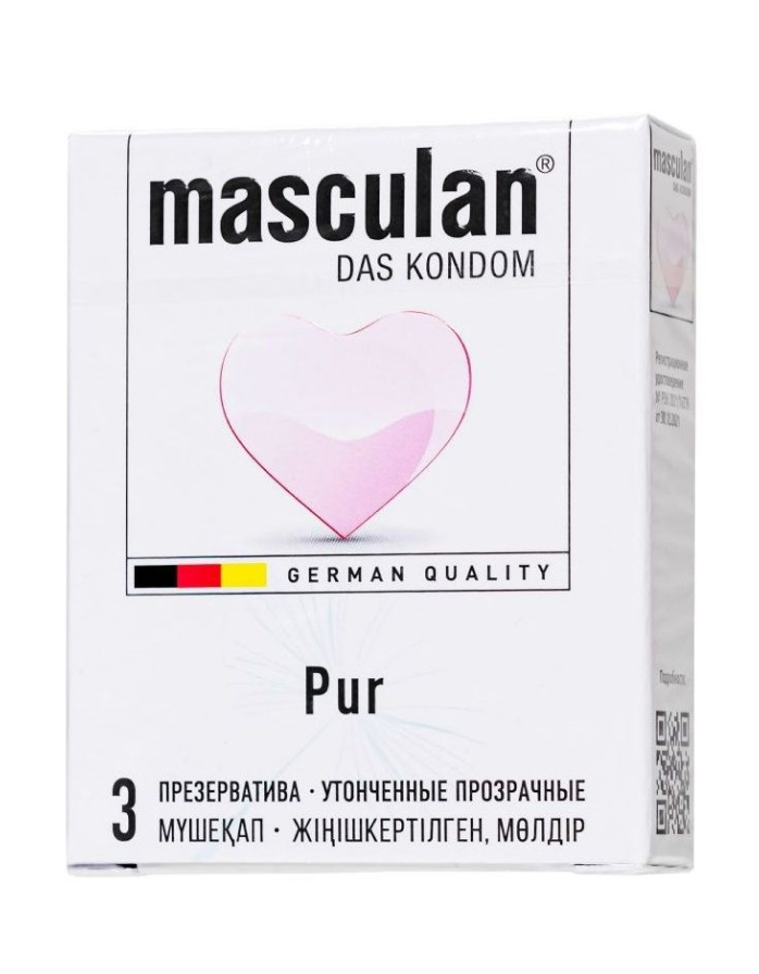 Презервативы тонкие Masculan PUR