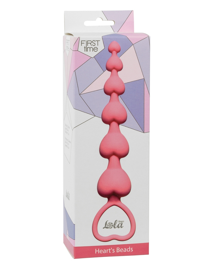 Анальная цепочка LOLA TOYS (розовый, размер до 17 см)