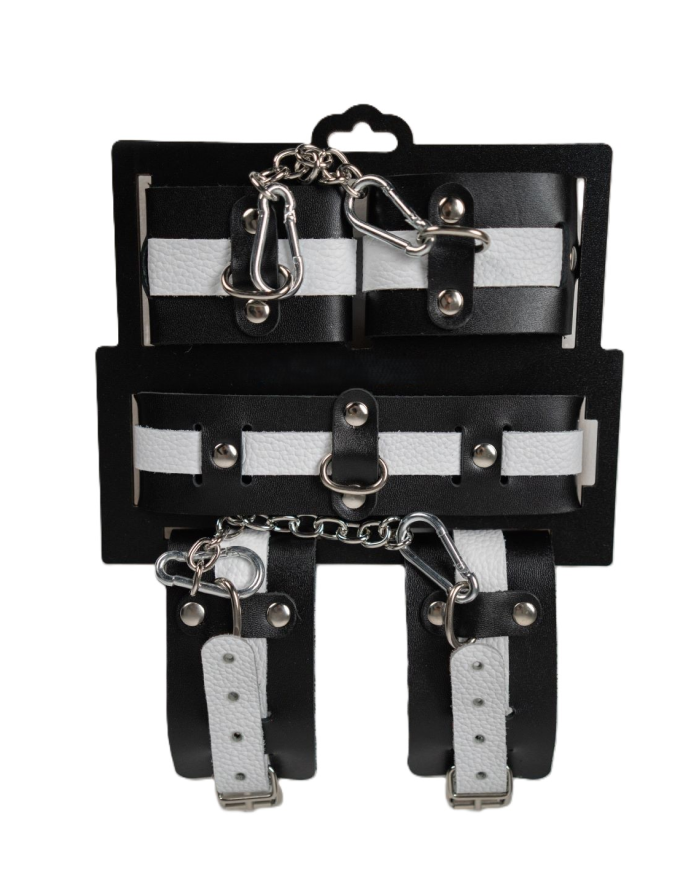 Набор БДСМ Amoreo BLACK-WHITE