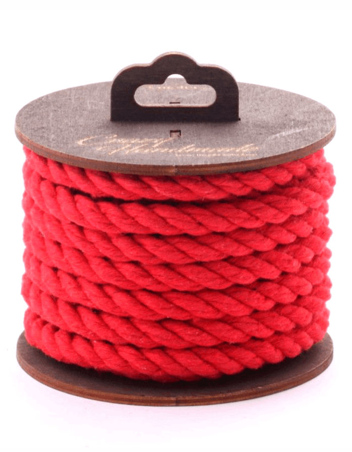 Хлопковая веревка Amoreo RED, 3 м