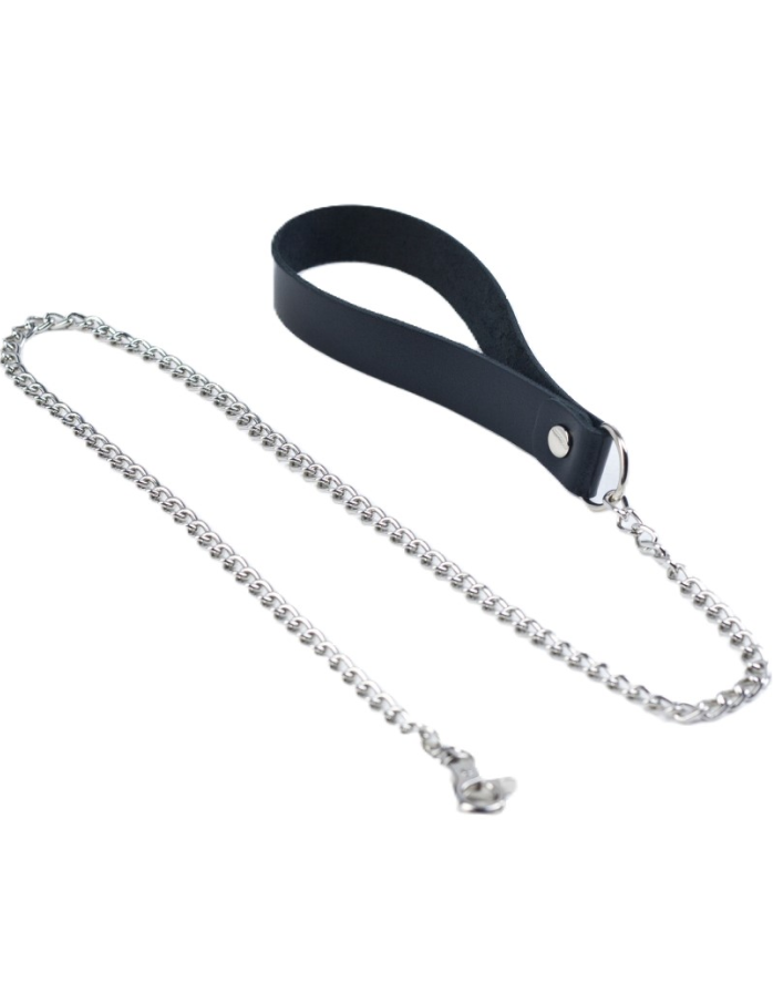 Поводок цепной с карабином Amoreo, 80 см