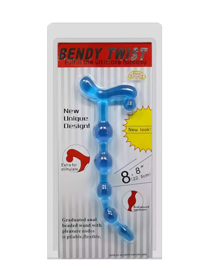 Анальные бусы Baile BENDY TWIST