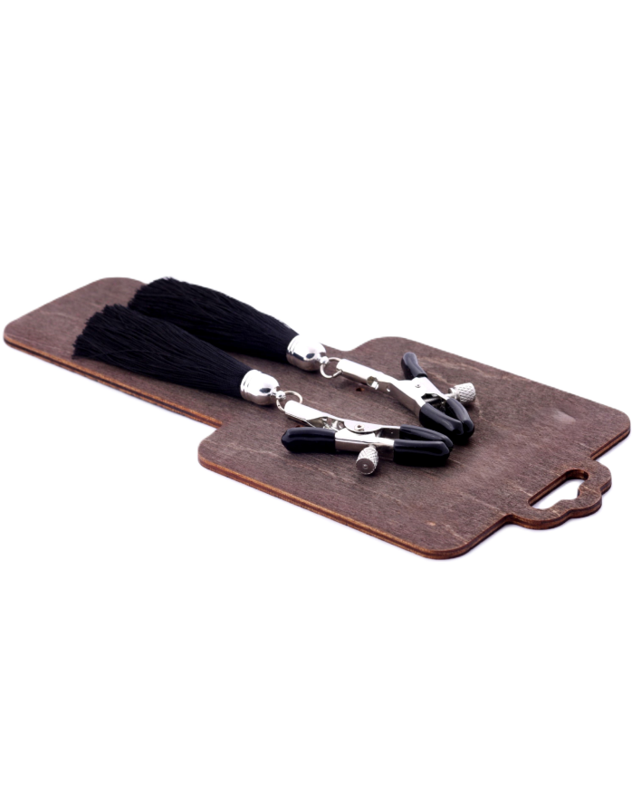 Зажимы для сосков Amoreo ПРИЩЕПКИ BLACK