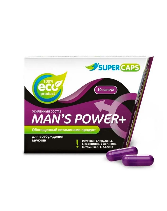 Купить Таблетки для секса Super Caps MAN'S POWER PLUS 10 капсул ...