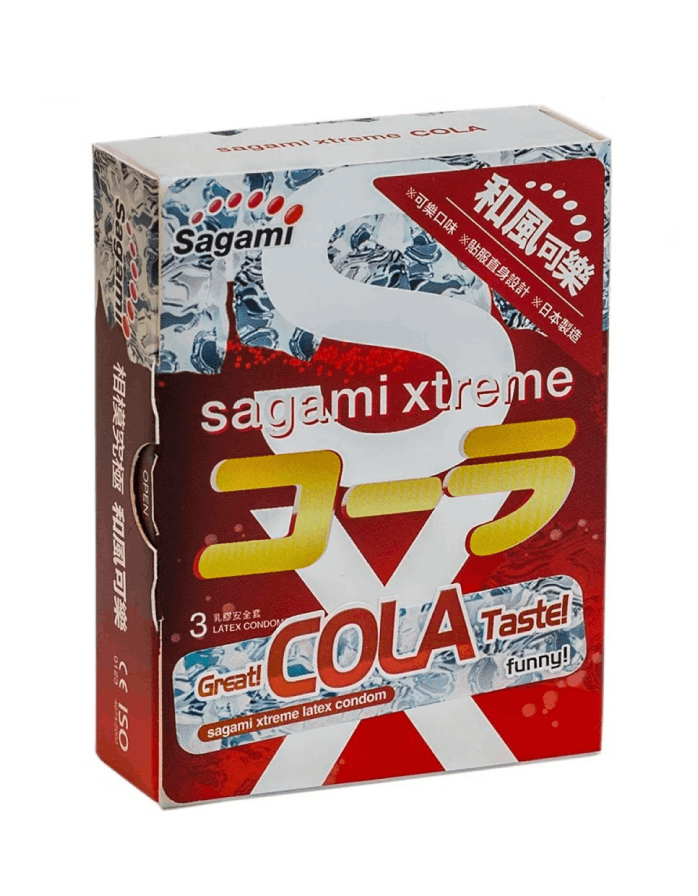 Презервативы со вкусом Sagami XTREME COLA