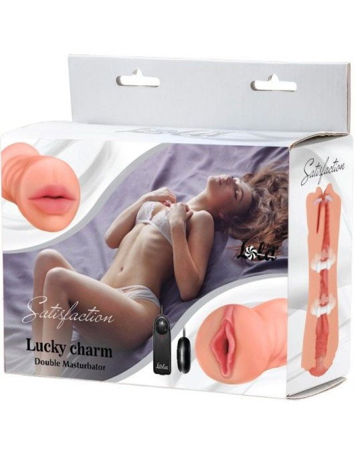 Мастурбатор с вибрацией Lola Toys LUCKY CHARM