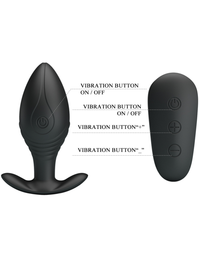 Анальная вибропробка Pretty Love REGINA