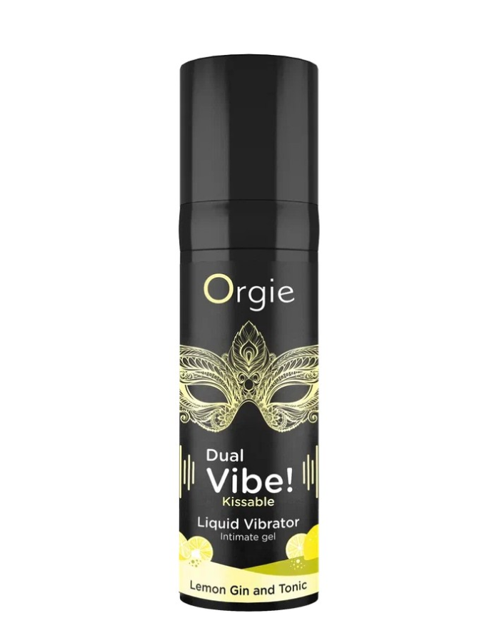 Жидкий вибратор Orgie DUAL VIBE! LEMON GIN AND TONIC