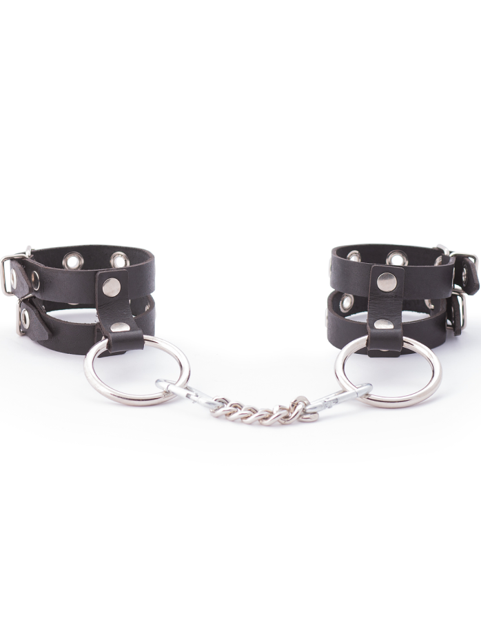 Наручники однослойные Amoreo BLACK