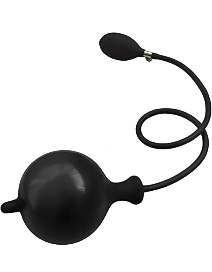 Анальная пробка с надувом Leto BLACK