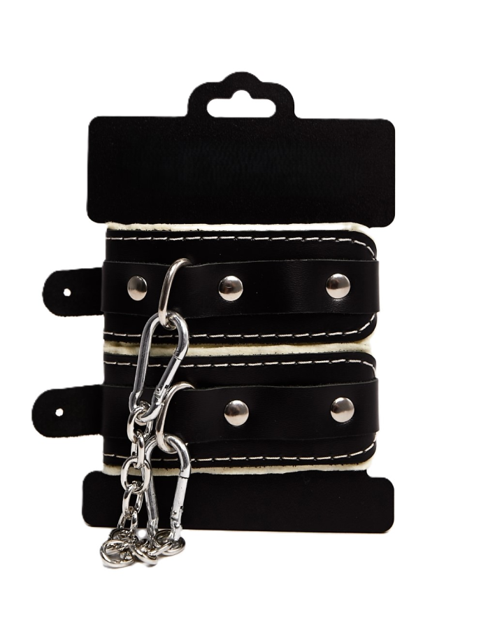 Наручники с подкладкой Amoreo BEIGE