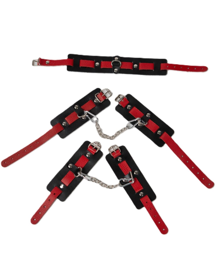 Набор БДСМ Amoreo BLACK-RED