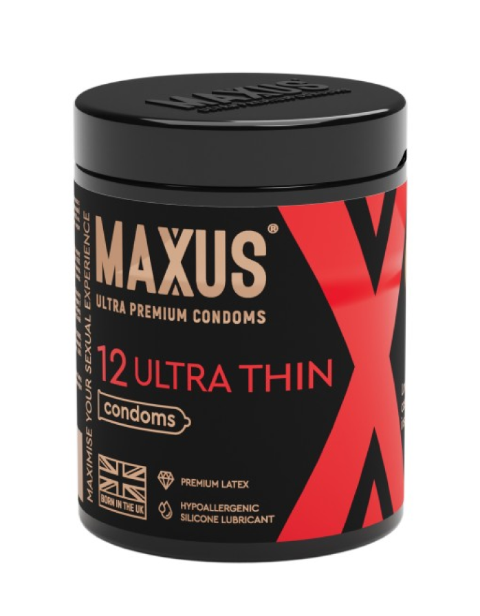 Презервативы тонкие Maxus ULTRA THIN X-EDITION