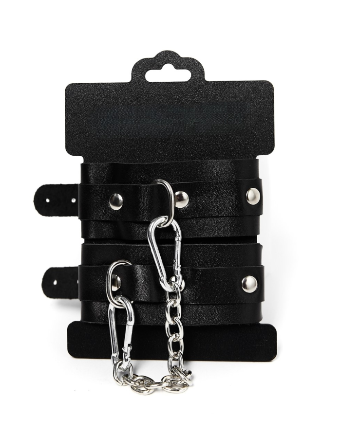 Наручники скругленные Amoreo BLACK