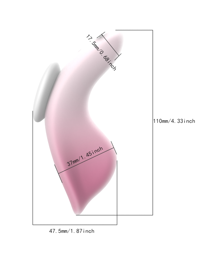 Вибратор в трусики Leto LEAF