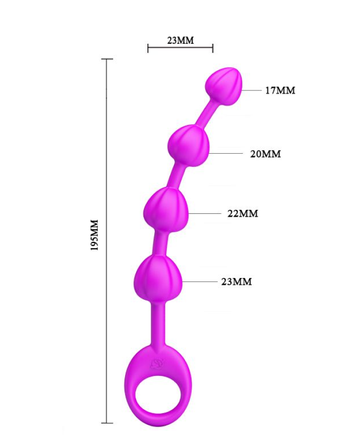 Анальные бусы Pretty Love BEEDS