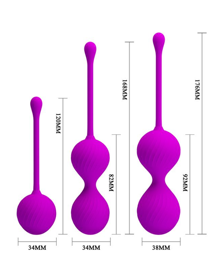 Вагинальные шарики Pretty Love KEGEL BALL KIT