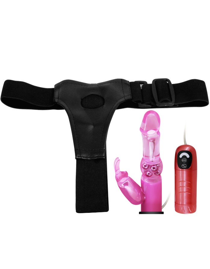 Страпон-кролик Baile ULTRA HARNESS