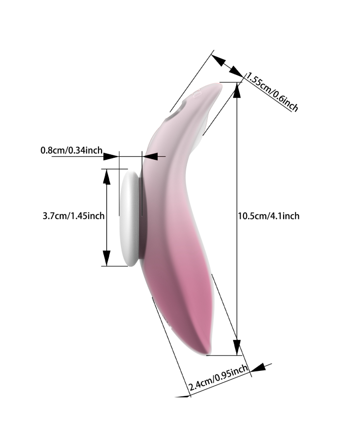 Вибратор в трусики Leto WAVE