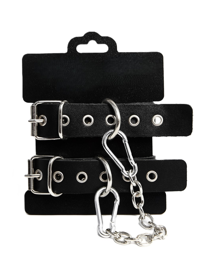 Наручники прямоугольные Amoreo BLACK