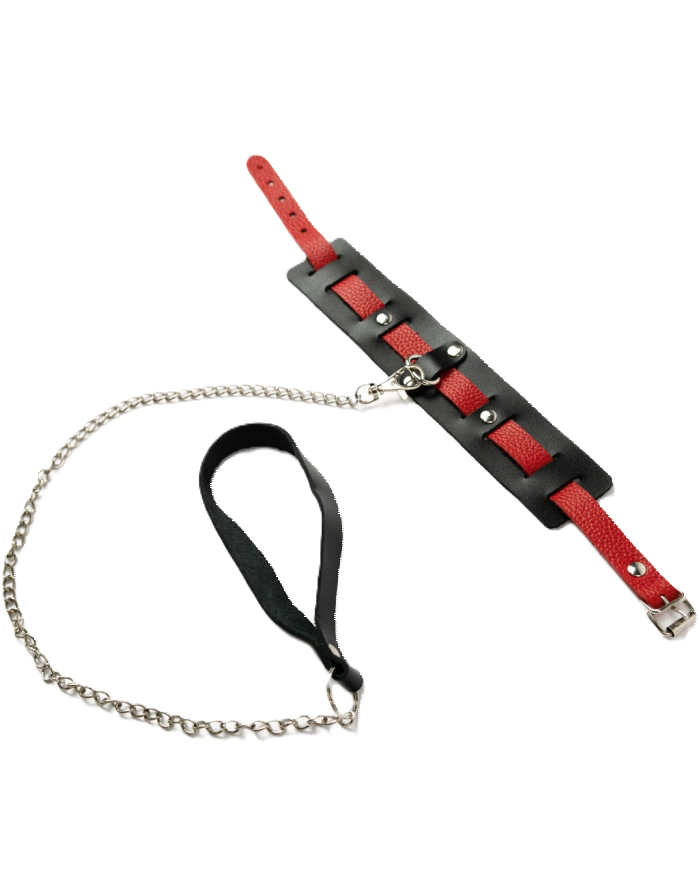 Ошейник Amoreo RED-BLACK