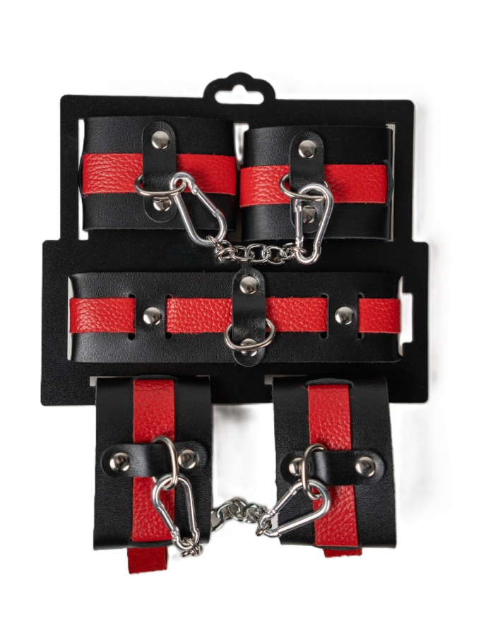 Набор БДСМ Amoreo BLACK-RED