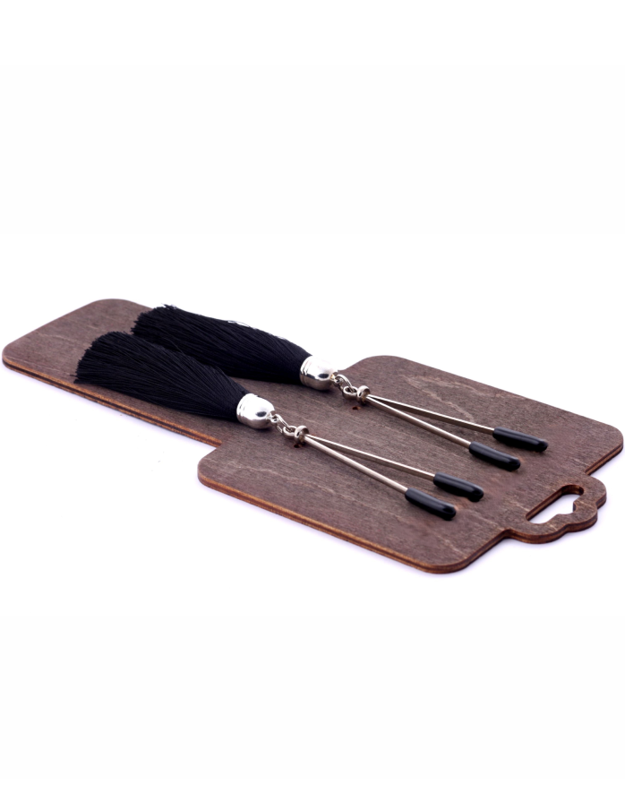 Зажимы для сосков Amoreo ВИЛКИ BLACK