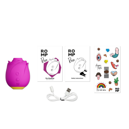 Вакуумно-волновой стимулятор Romp SUCTION ROSE