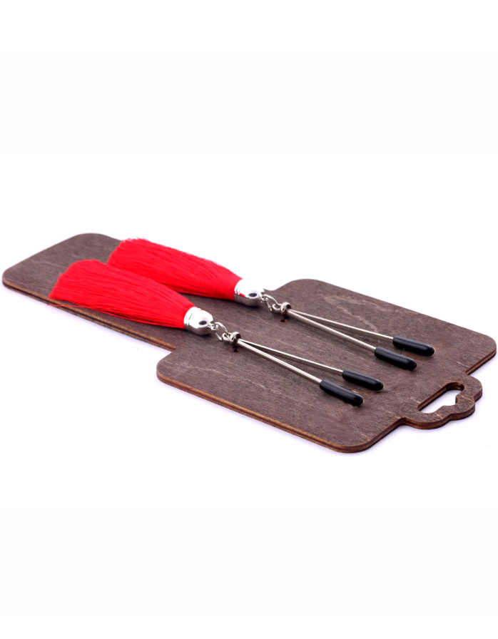 Зажимы для сосков Amoreo ВИЛКИ RED