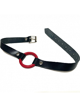 Кляп с кольцом Bdsm-Арсенал BLACK-RED