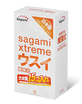 Презервативы тонкие Sagami XTREME SUPERTHIN 0.04