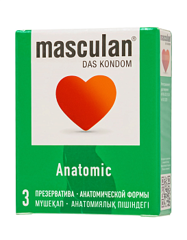 Презервативы розовые Masculan ANATOMIC