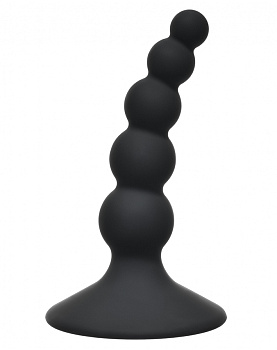 Анальная елочка LOLA TOYS (черный, размер до 17 см)