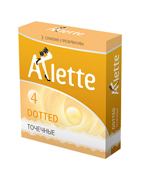 Презервативы с пупырышками Arlette DOTTED