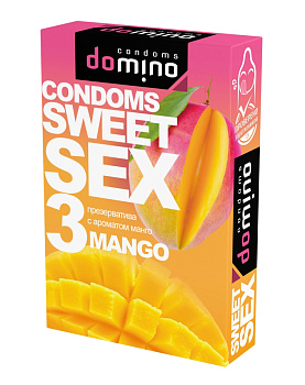 Презервативы со вкусом Domino MANGO