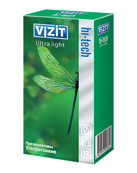 Презервативы тонкие Vizit HI-TECH ULTRA LIGHT