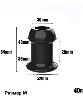 Анальная пробка с тоннелем N-Zhong MEDIUM