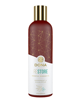 Масло для массажа Dona PEPPERMINT & EUCALYPTUS