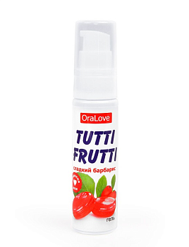 Оральный лубрикант Bioritm TUTTI-FRUTTI, сладкий барбарис