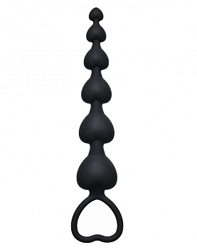 Анальная цепочка Lola Toys HEART'S BEADS