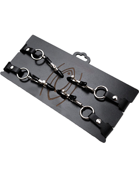 Зажимы на гениталии Amoreo BLACK