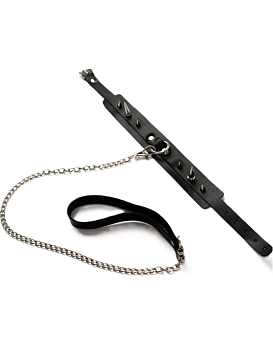 Ошейник с шипами Amoreo BLACK