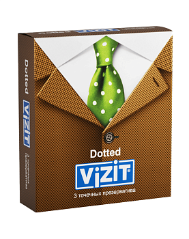 Презервативы с пупырышками Vizit DOTTED