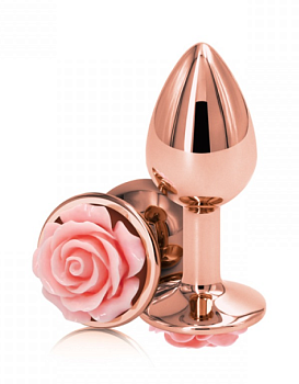 Пробка металлическая с кристаллом Funny Steel BRONZE ROSE