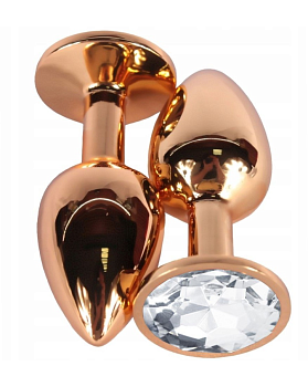 Анальная пробка со стразами Vandersex S